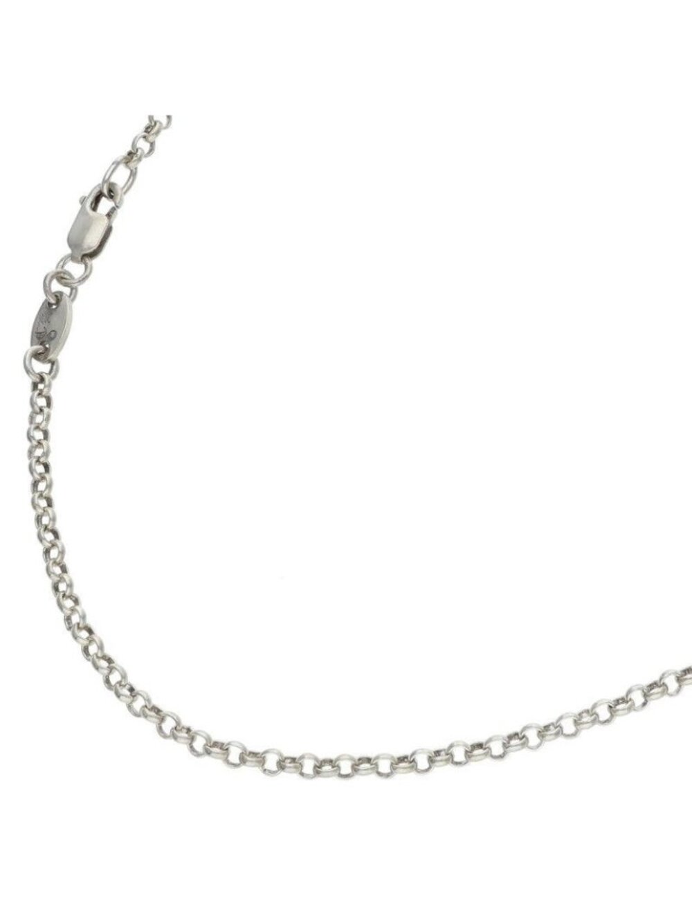 Chrome Hearts Roll Chain Silver Necklace